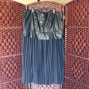 Plus Size Strapless Dress